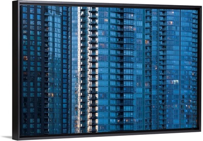 Windows in a Vancouver skyscraper appear to go on forever