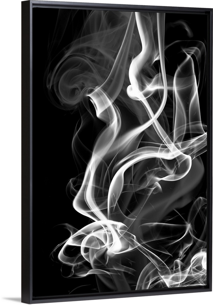 Black Smoke Abstract