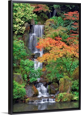 Waterfall in Japanese Gardens