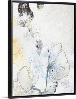 Nowhere Land 1 printed as a Stretched Canvas, Black Floating Frame