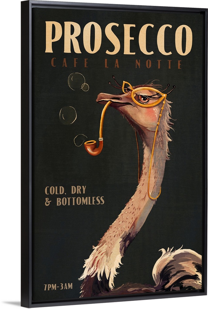 Deco Prosecco Ostrich