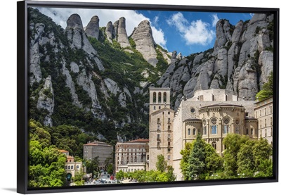 Abbey of Santa Maria de Montserrat, Monistrol de Montserrat, Catalonia, Spain