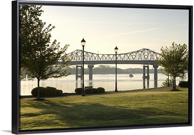 Alabama, Decatur, Rhodes Ferry Park, 'Steamboat Bill' Memorial Bridge