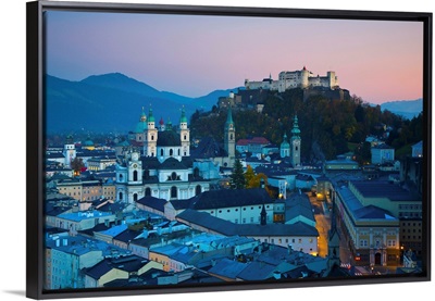 Alt Stadt and Hohensalzburg Fortress, Salzburg, Austria