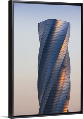 Bahrain, Manama, Bahrain Bay, United Tower also called The twisting tower