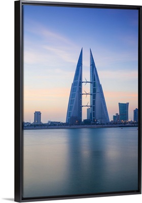 Bahrain, Manama, Bahrain Bay, View of Bahrain World Trade Center