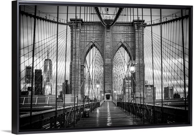 Brooklyn Bridge, Brooklyn, New York City, New York, USA