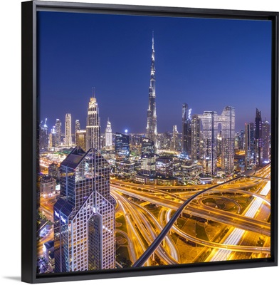 Burj Khalifa And Sheikh Zayad Road, Downtown, Dubai, United Arab Emirates