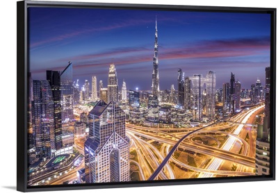 Burj Khalifa And Sheikh Zayad Road, Downtown, Dubai, United Arab Emirates