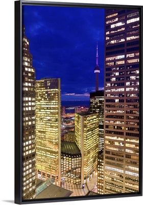 Canada, Ontario, Toronto, Downtown Financial District, CN Tower