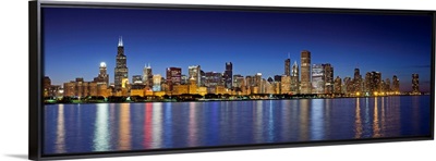 Chicago Skyline, Illinois, Usa