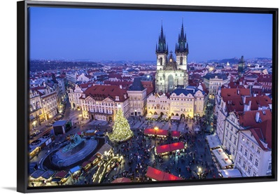 Christmas Market, Old Town Square, Prague, Czech Republic