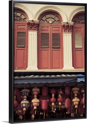 Colonial shop houses, China Town, Singapore