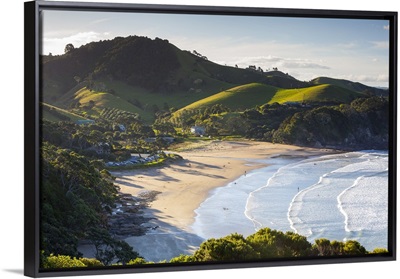 Elevated View Over Sandy Bay, Tutukaka Coast, Northland, North Island, New Zealand