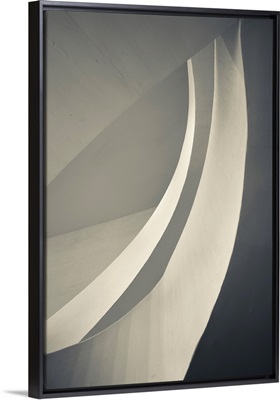 Finland, Helsinki, Museum of Contemporary Art Kiasma, atrium interior