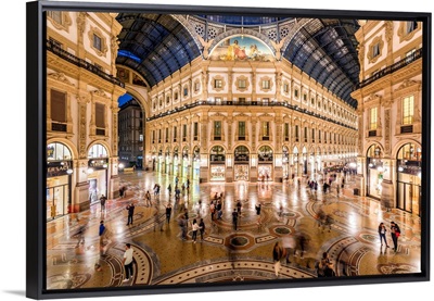 Galleria Vittorio Emanuele II shopping mall, Milan, Lombardy, Italy