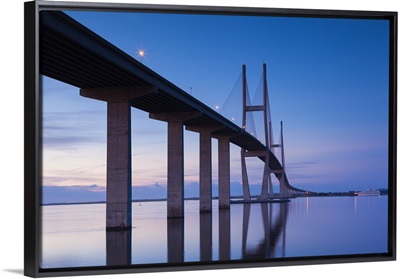Georgia, Brunswick, Sidney Lanier Bridge, across the Brunswick River