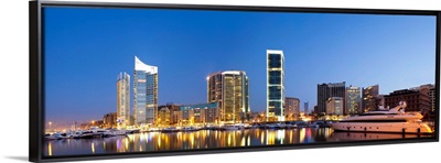 Lebanon, The Beirut skyline from Zaitunay Bay