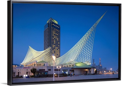 Maritime Museum At Dusk, Kobe, Kansai, Japan