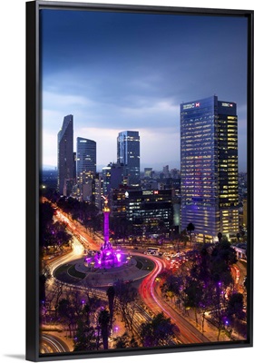 Mexico, Mexico City, Angel of Independence, Roundabout, Paseo de la Reforma