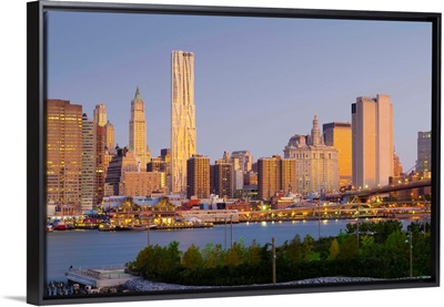 New York, Lower Manhattan, tallest building is Beekman Tower