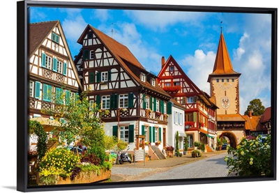 Oberturm Tower in Gengenbach's Altstad, Baden Wurttemberg, Germany