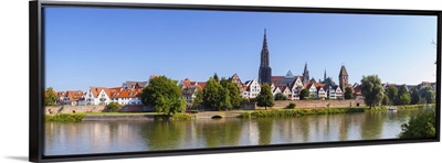 Old Town Ulm and The River Danube, Ulm, Germany