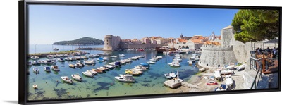 Picturesque harbor, Stari Grad (Old Town), Dubrovnik, Dalmatia, Croatia