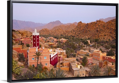 Red Mosque, Adai, Tafraoute, Anti Atlas, Morocco