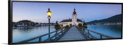 Schloss Ort on Lake Traunsee, Gmunden, Salzkammergut, Upper Austria, Austria