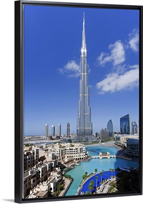 The Burj Khalifa, the tallest man made structure in the world, Dubai, UAE