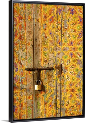Traditional Moroccan Decorative Door, Rabat, Morocco, North Africa