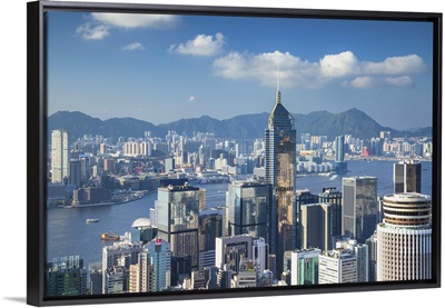 View of Wan Chai and Kowloon, Hong Kong