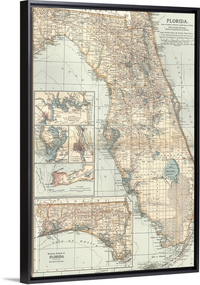 Original map chart is c.1903.