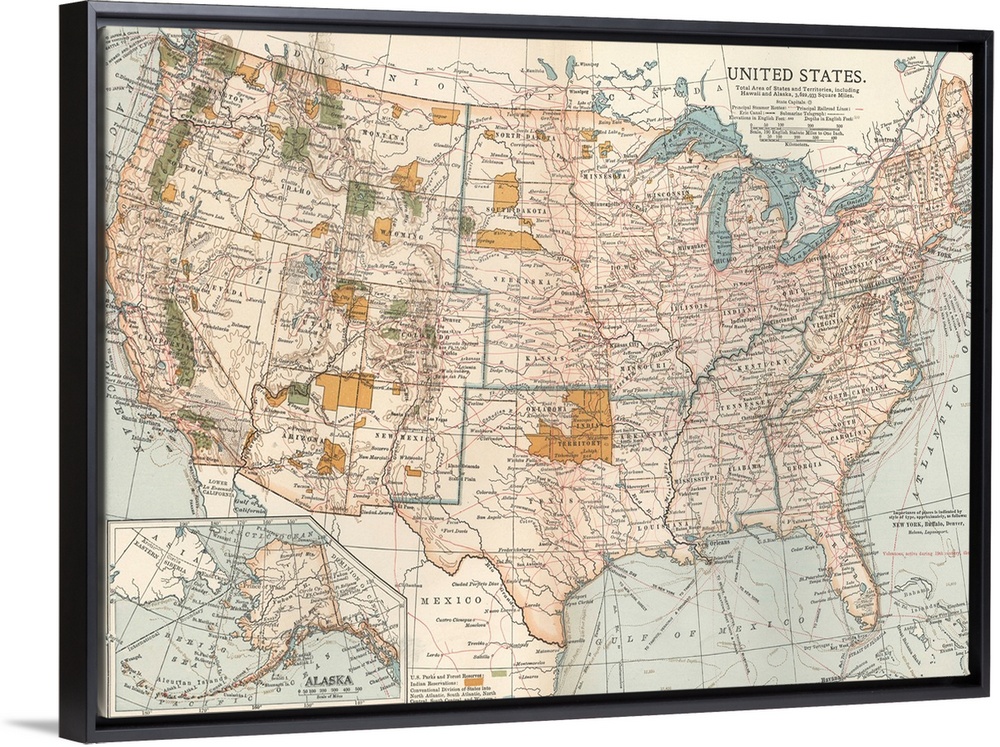 United States - Vintage Map