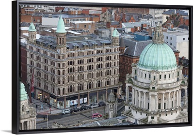 Belfast City Hall And Donegall Square North, Belfast - Aerial Photograph