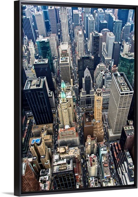 Midtown Manhattan, New York City - Aerial Photograph