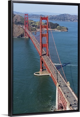 The Golden Gate Bridge, San Francisco, California - Aerial Photograph