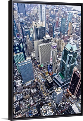 Time Square, New York City - Aerial Photograph