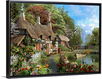 Riverside Home In Bloom