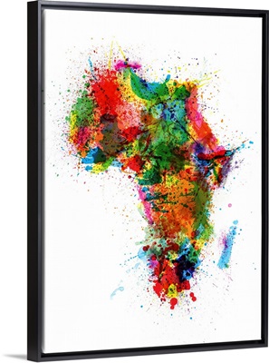Africa Paint Splashes