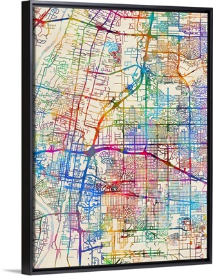 Albuquerque New Mexico City Street Map