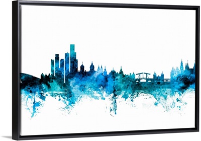 Amsterdam The Netherlands Skyline