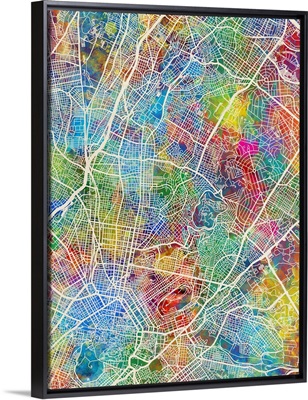 Athens Greece City Map