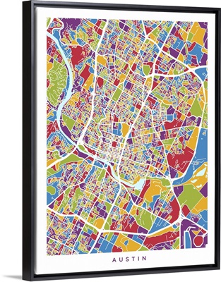 Austin Texas City Map