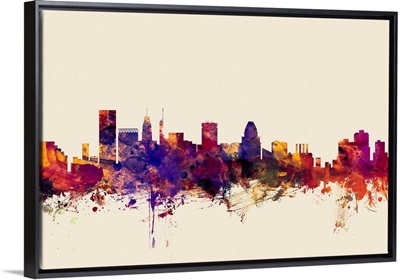 Baltimore Maryland Skyline