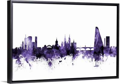 Basel Switzerland Skyline