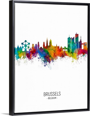 Brussels Belgium Skyline