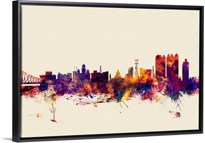 Calcutta (Kolkata) India Skyline