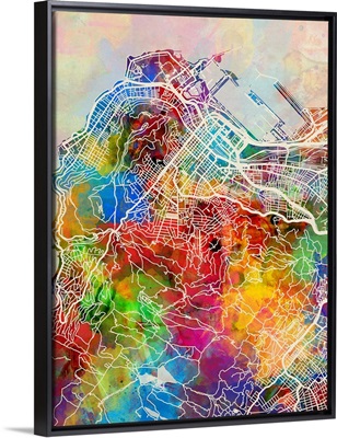 Cape Town South Africa City Street Map